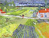 A Road in Auvers after the Rain by Vincent van Gogh